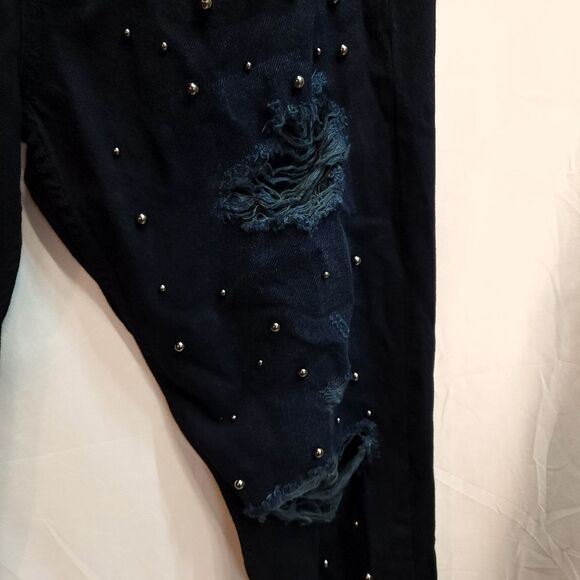 SIWY Denim Giavanna Studded Girlfriend Straight Leg Jeans Size 28(6) - Picture 7 of 16